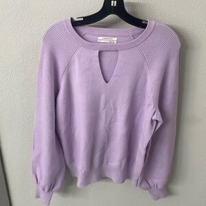 Lilac Anthropologie sweater XL in excellent condition